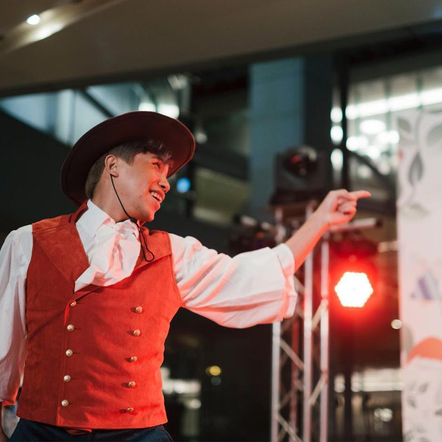 Christmas performer