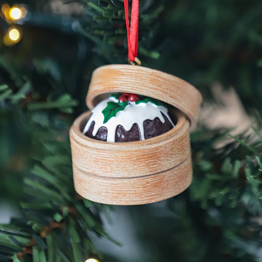 Christmas pudding ornament
