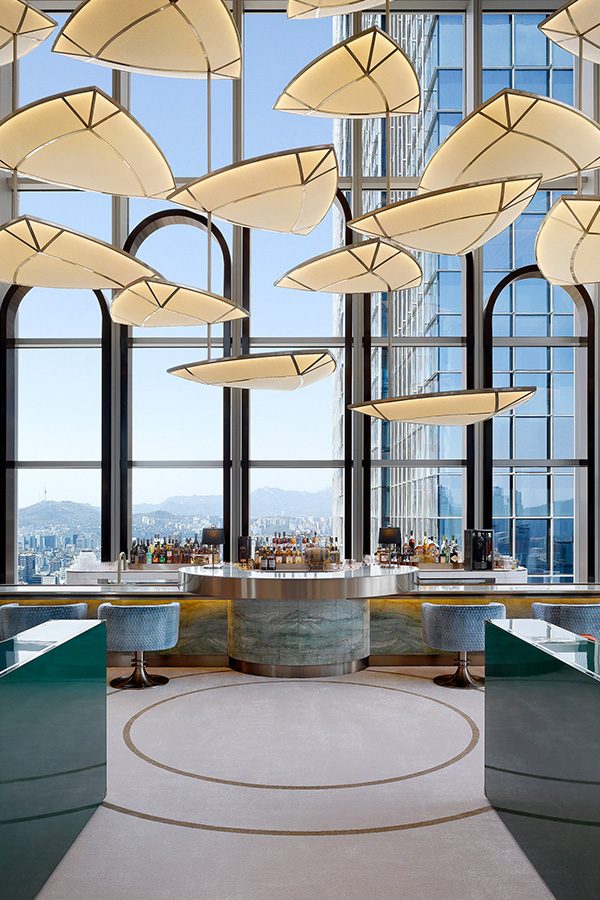 A restaurant at Josun Palace hotel in Seoul, South Korea