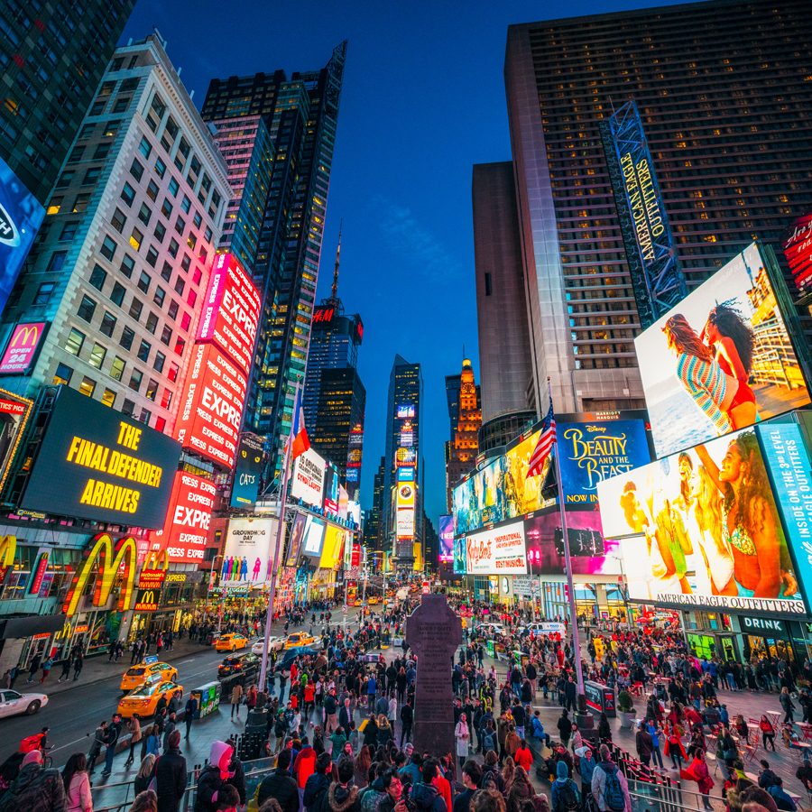 Times Square. Credit: Getty Images