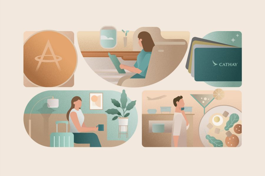 Asia Miles v Cathay Membership illustration