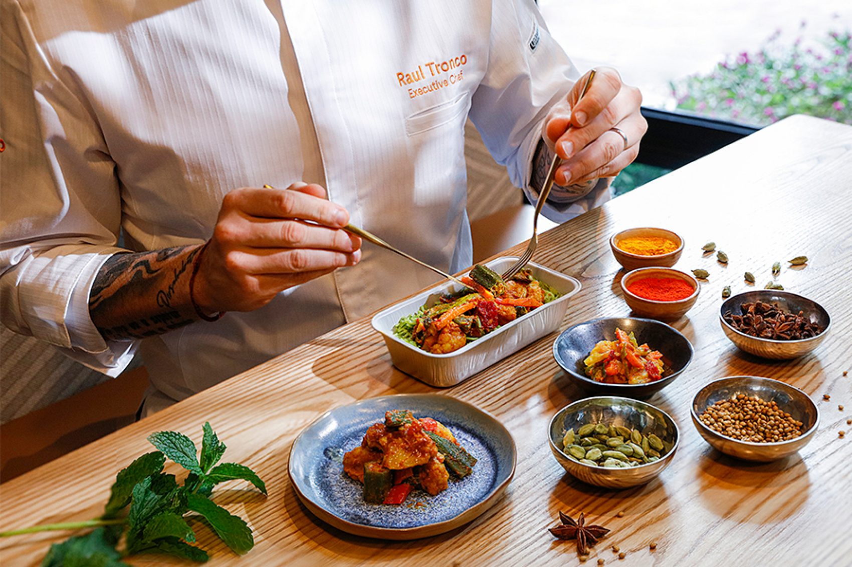Veda's new plant-forward inflight meals