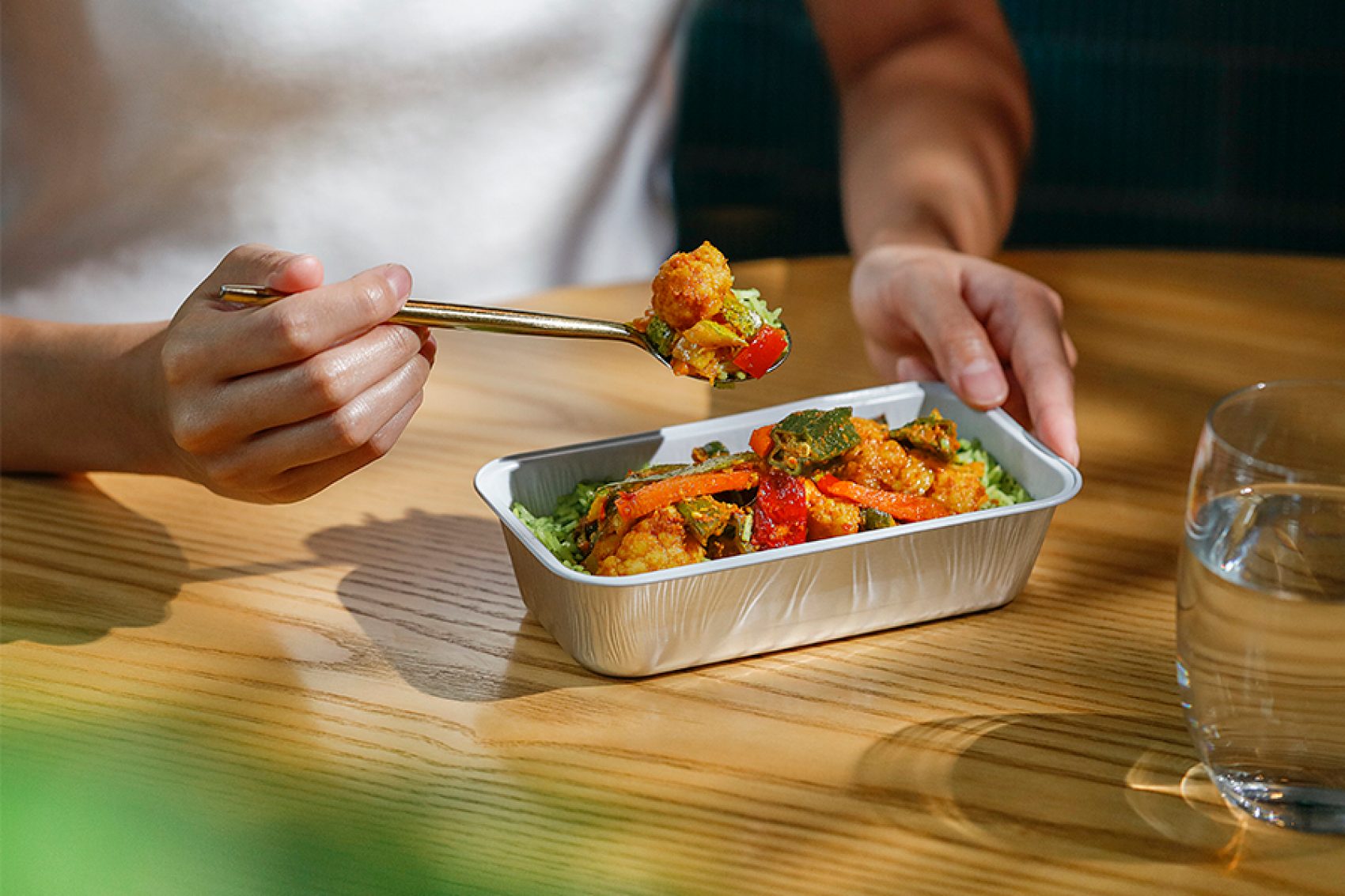 Veda's new plant-forward inflight meals