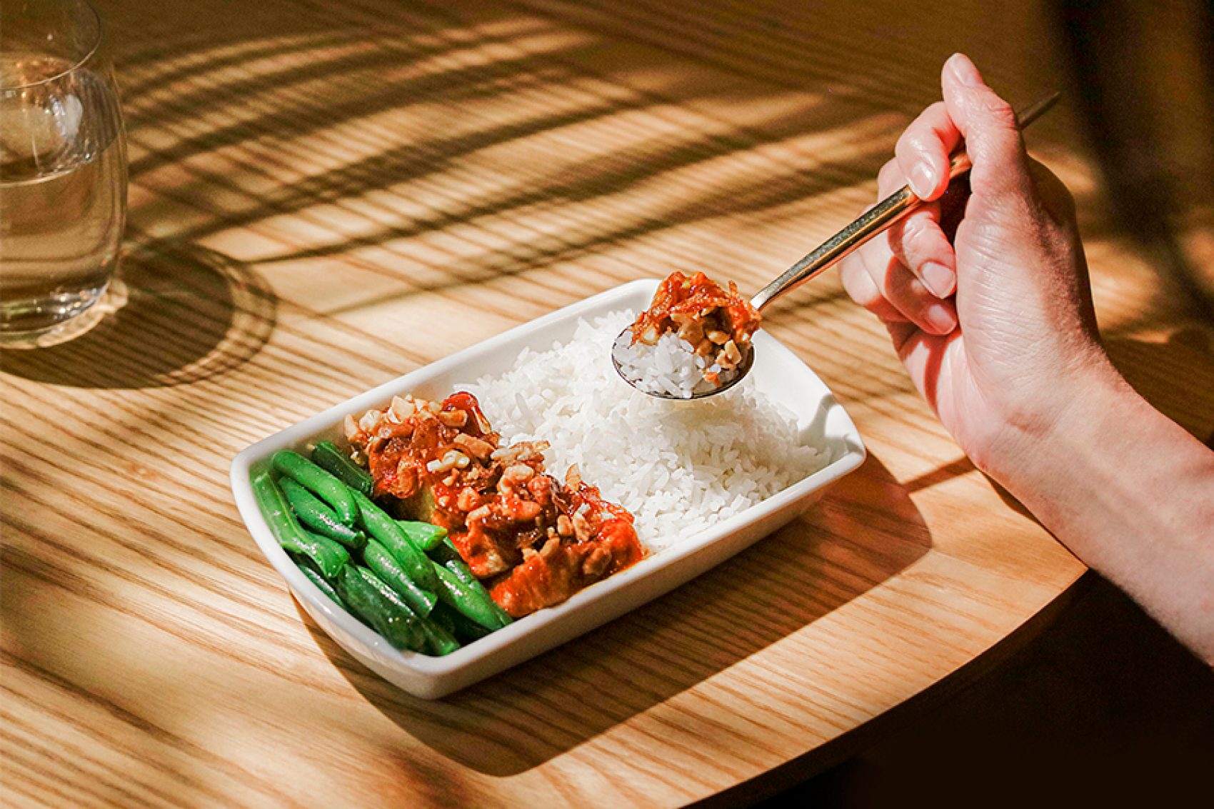 Veda's new plant-forward inflight meals