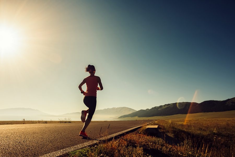 Runners on road. Credit: Getty images
