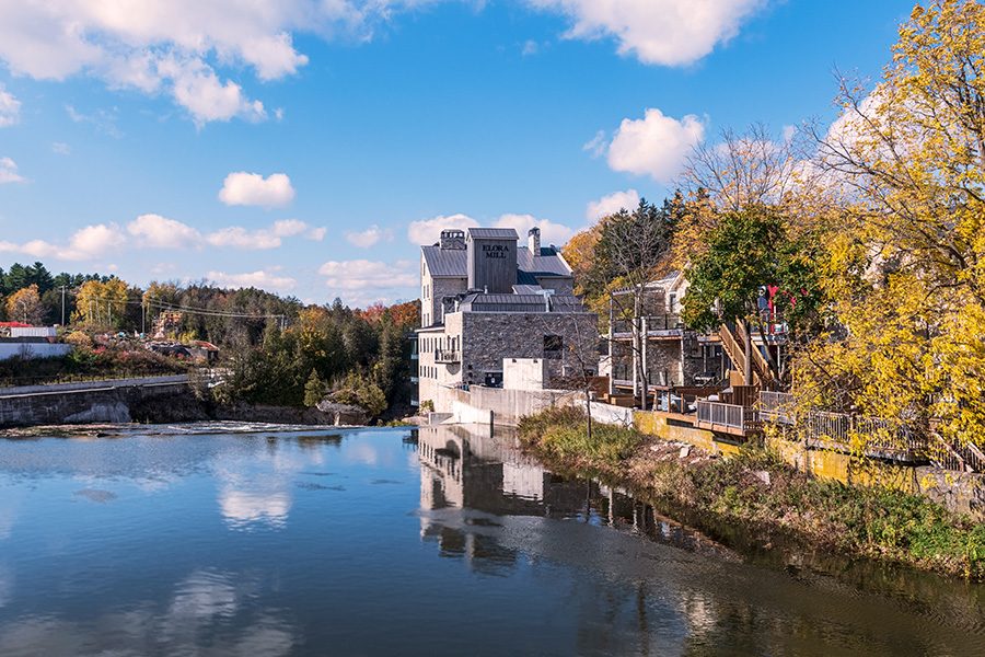 Elora River blue sky.  Credit: Getty Images