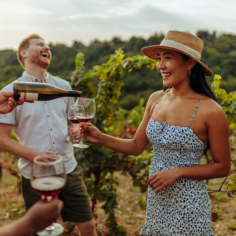 Picton friends drinking wine. Credit: Getty Images