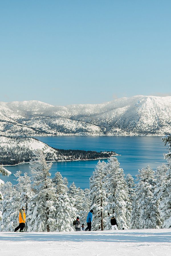 Lake Tahoe in winter
