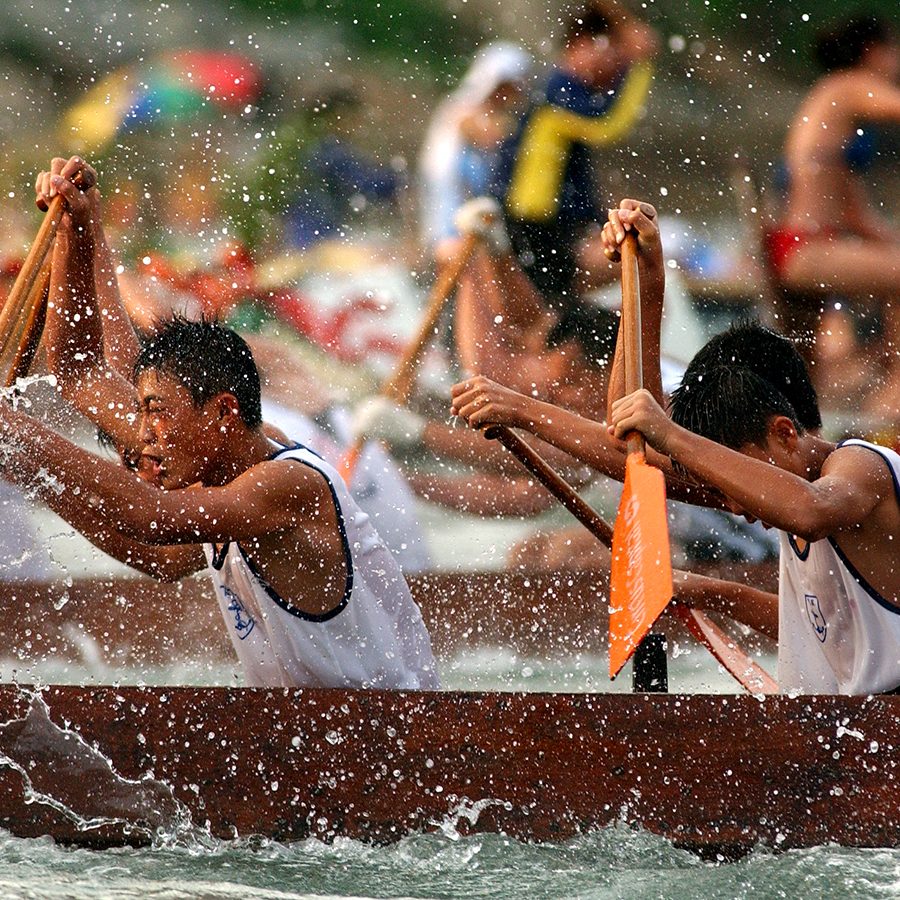 Dragon boat Credit: Getty Images