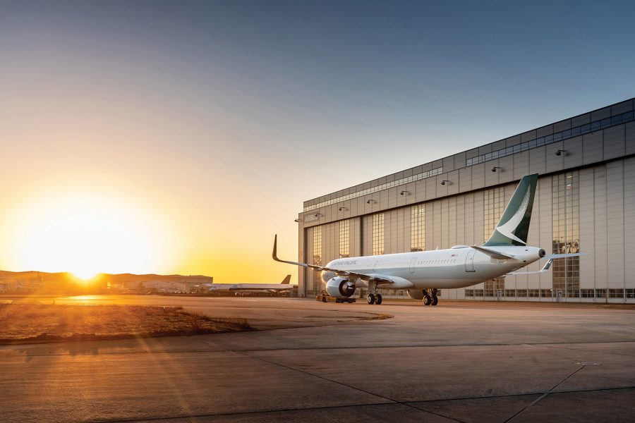Cathay's newest, shiniest airplane