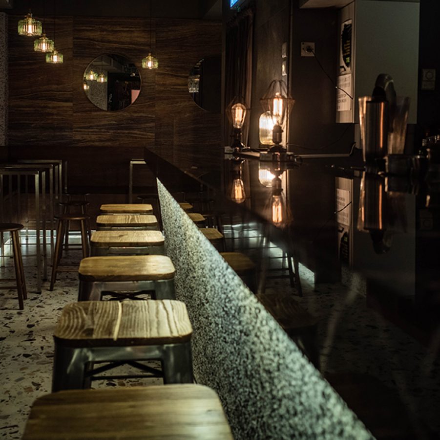 Interior of T:ME Bar