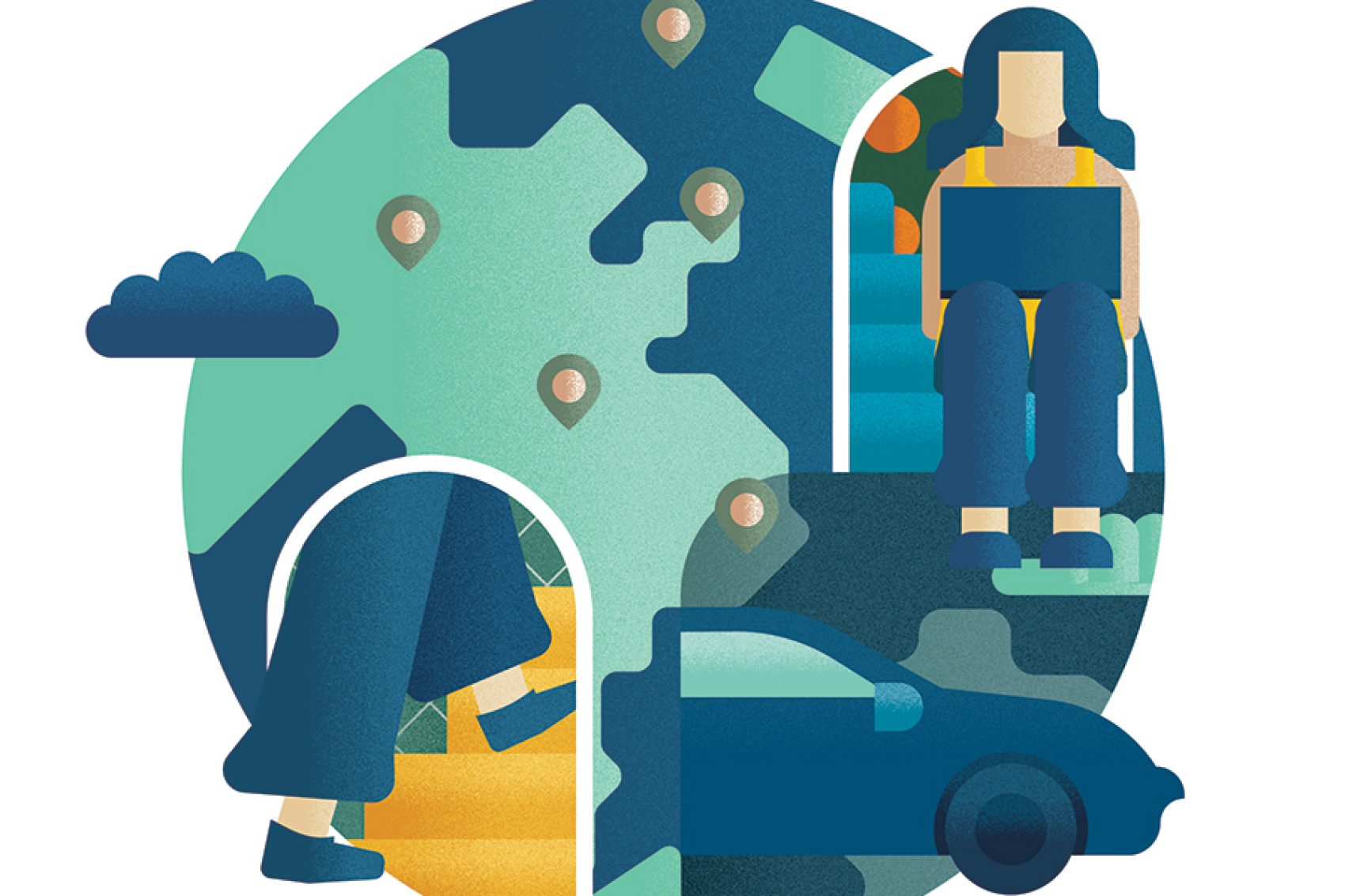 New faces of travel illustration