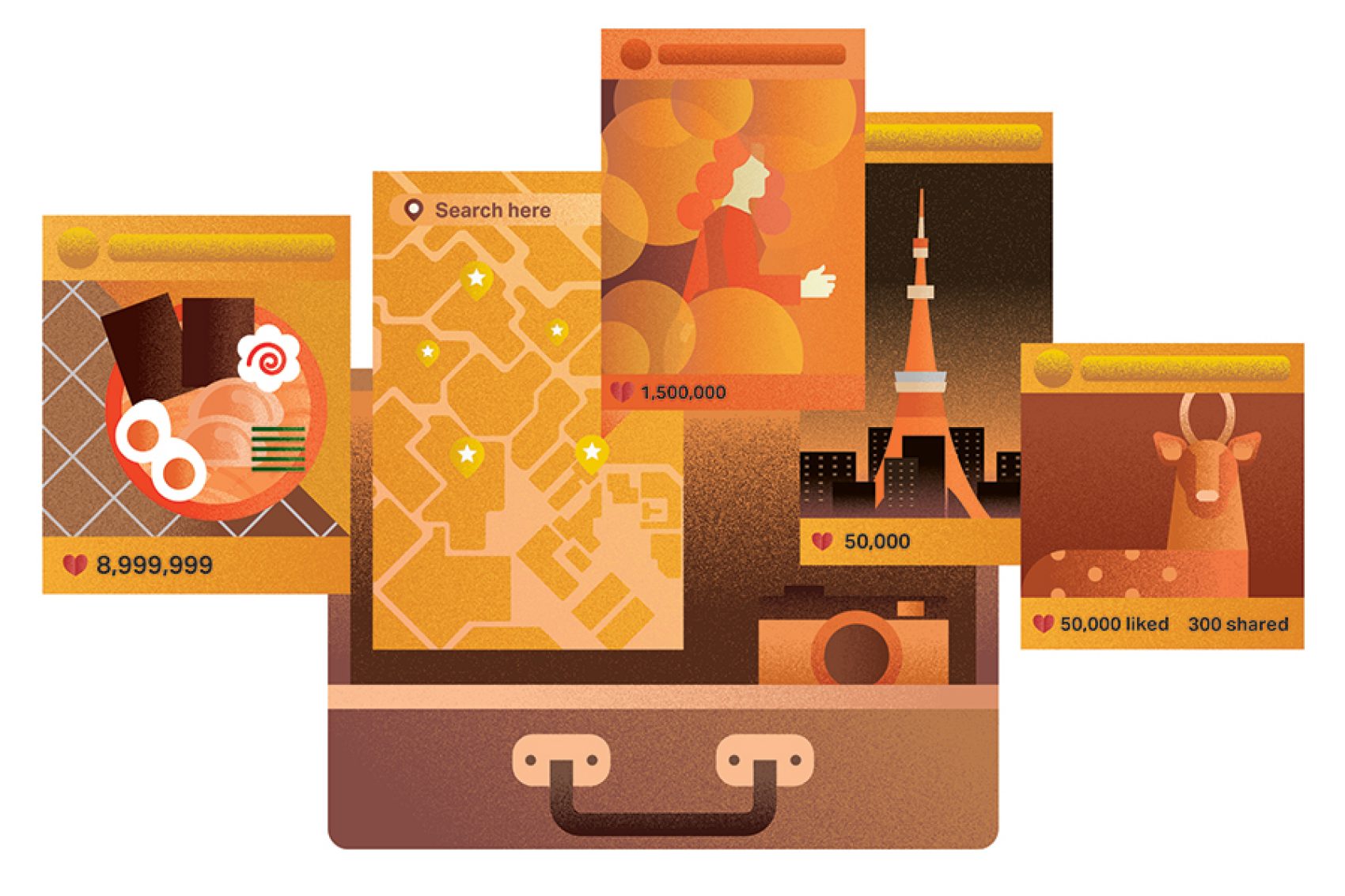 New faces of travel illustration