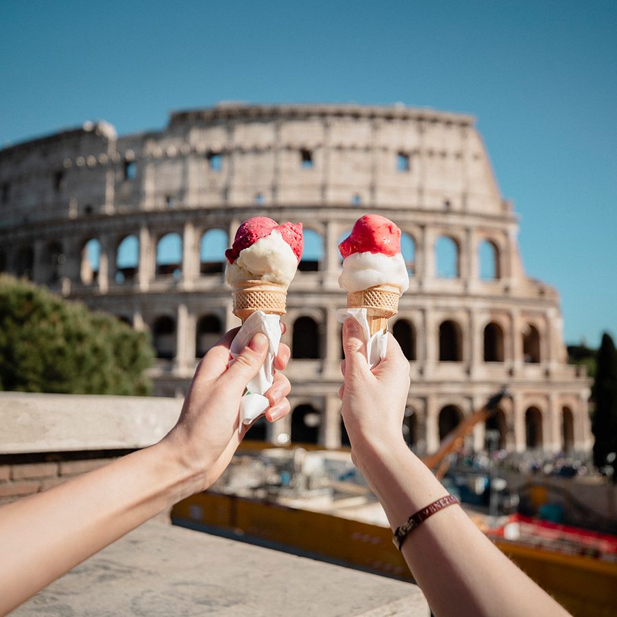 Ice creams in Rome