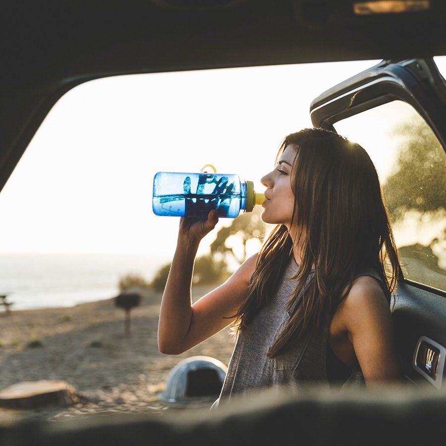 Woman drinking water. Credit: Getty Images