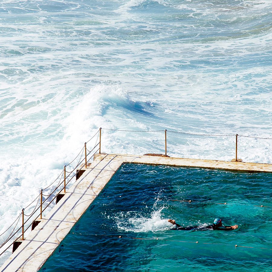 Swimming at Bondi Beach