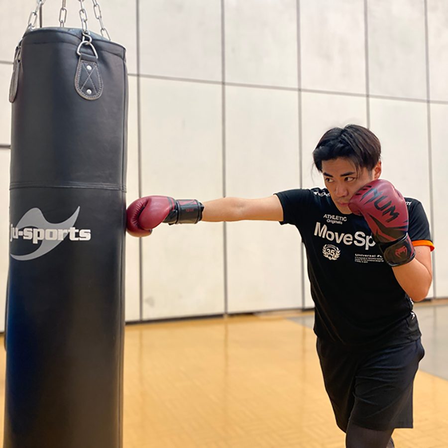 Boxing is Ambrose Chan's workout of choice