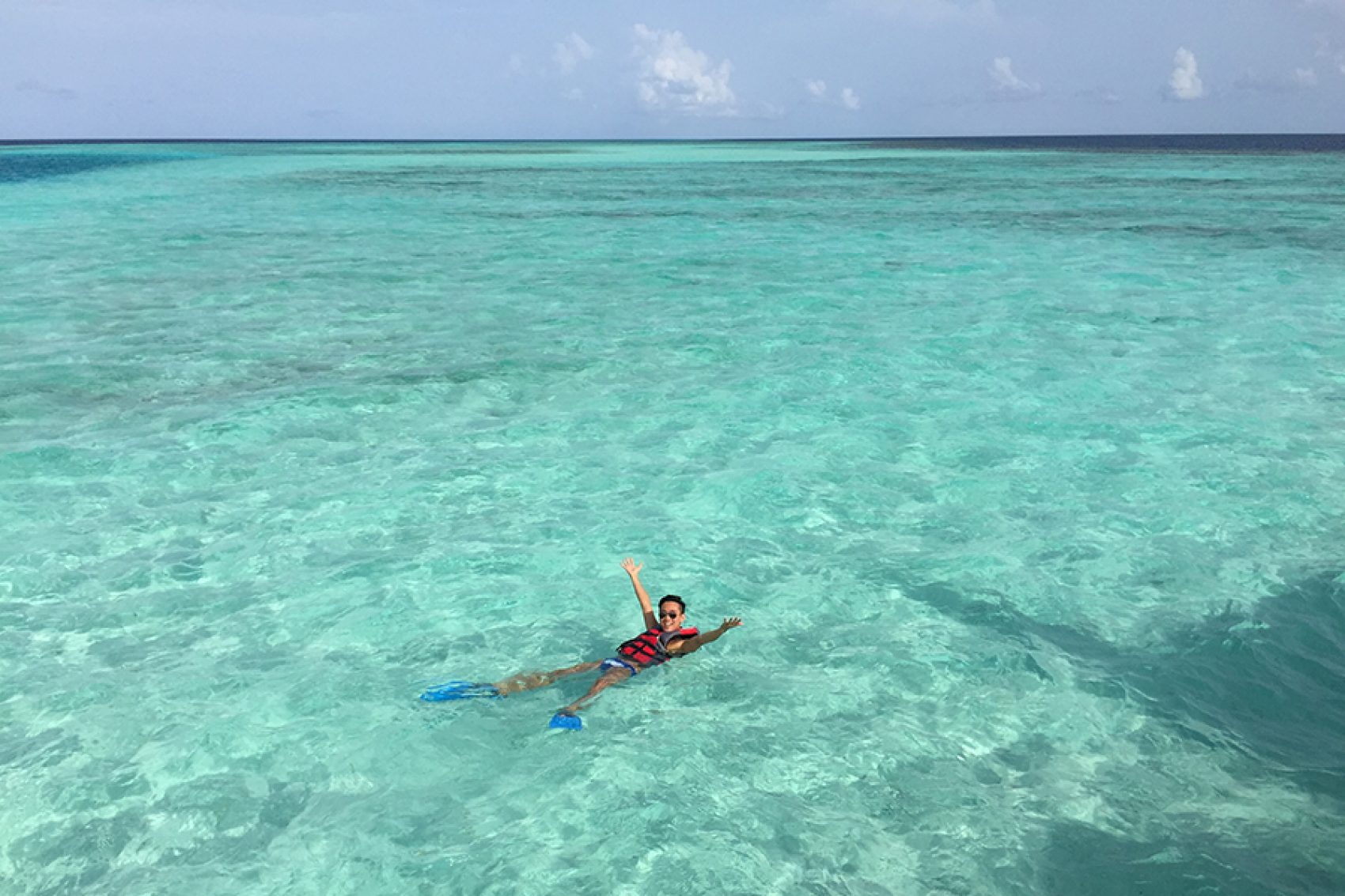 Swimming is Kinson Wong's favourite activity