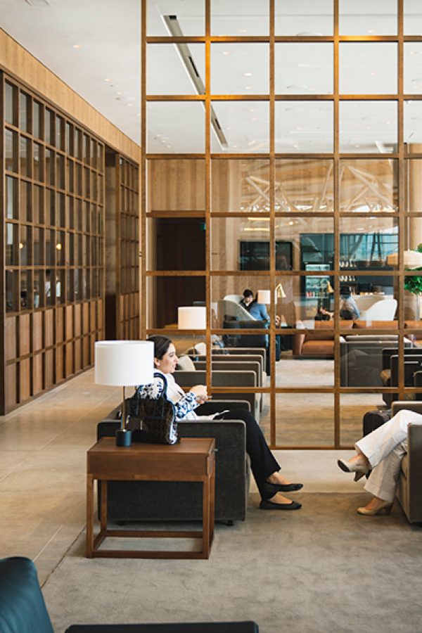 Cathay Pacific lounge at Vancouver International Airport