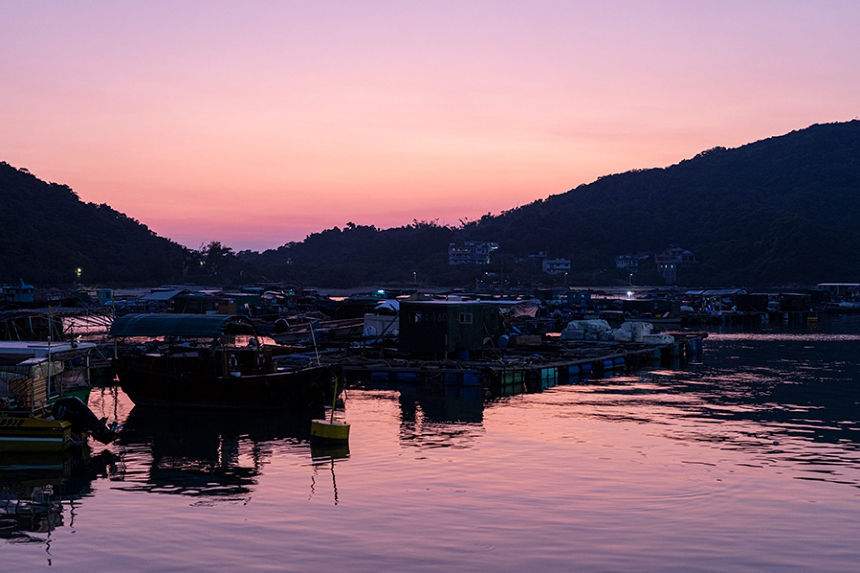 Lamma Island at sunset. Credit: Tugo Cheng