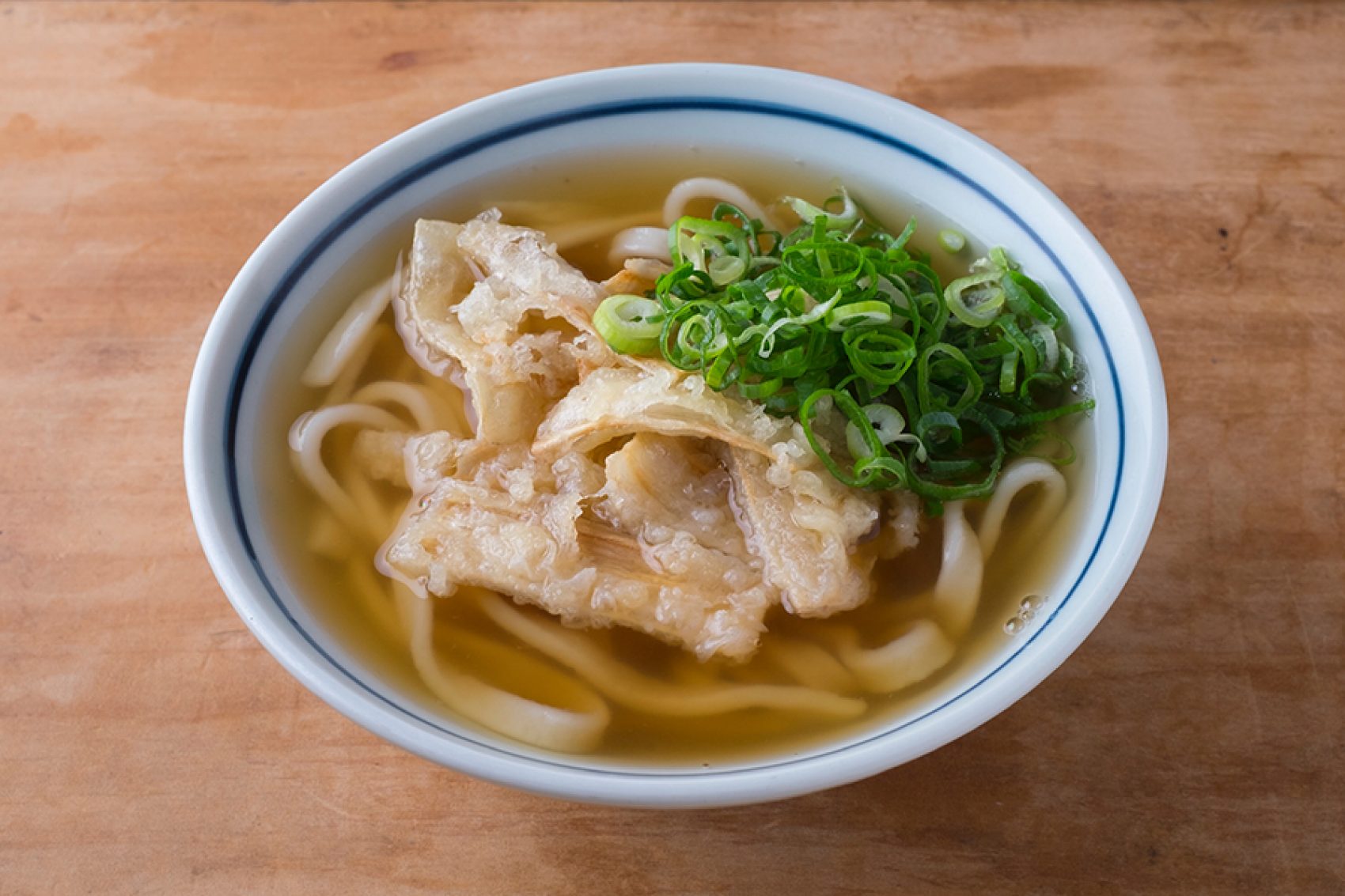 Traditional Hakata-style udon