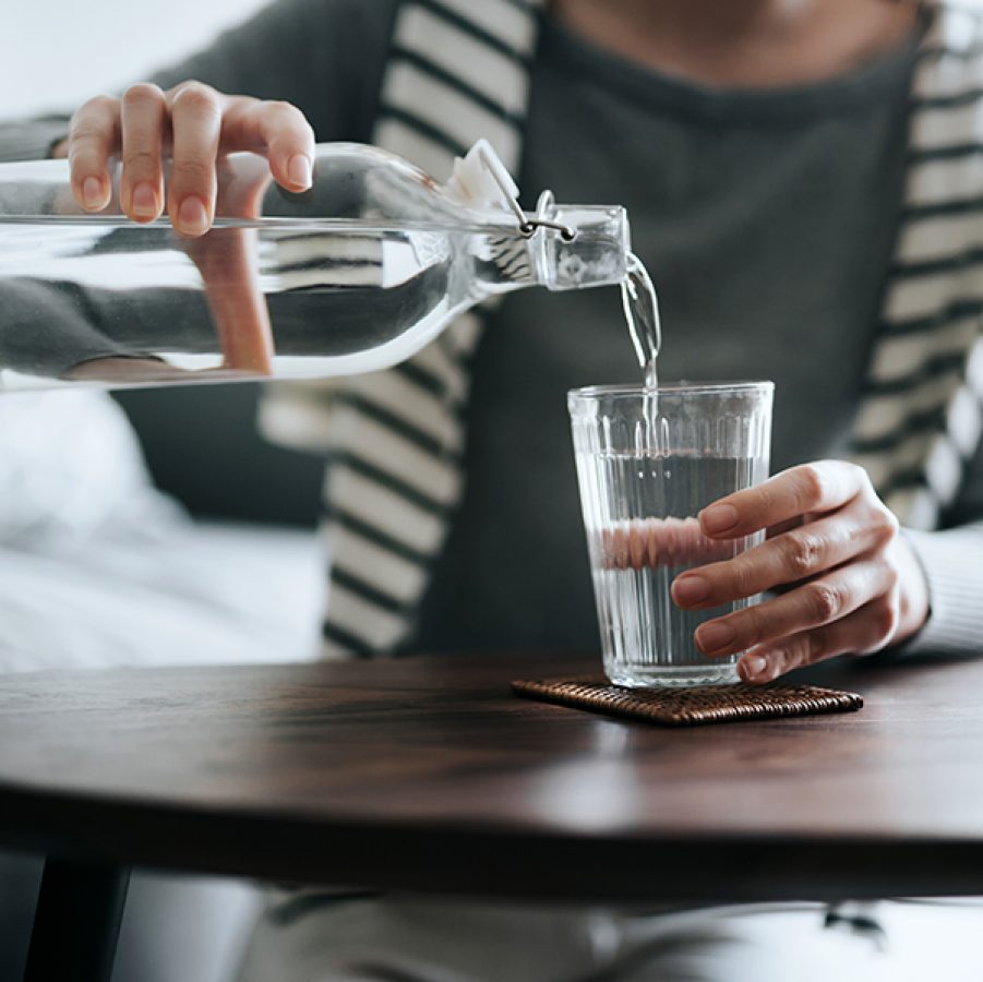 Drink water to earn miles