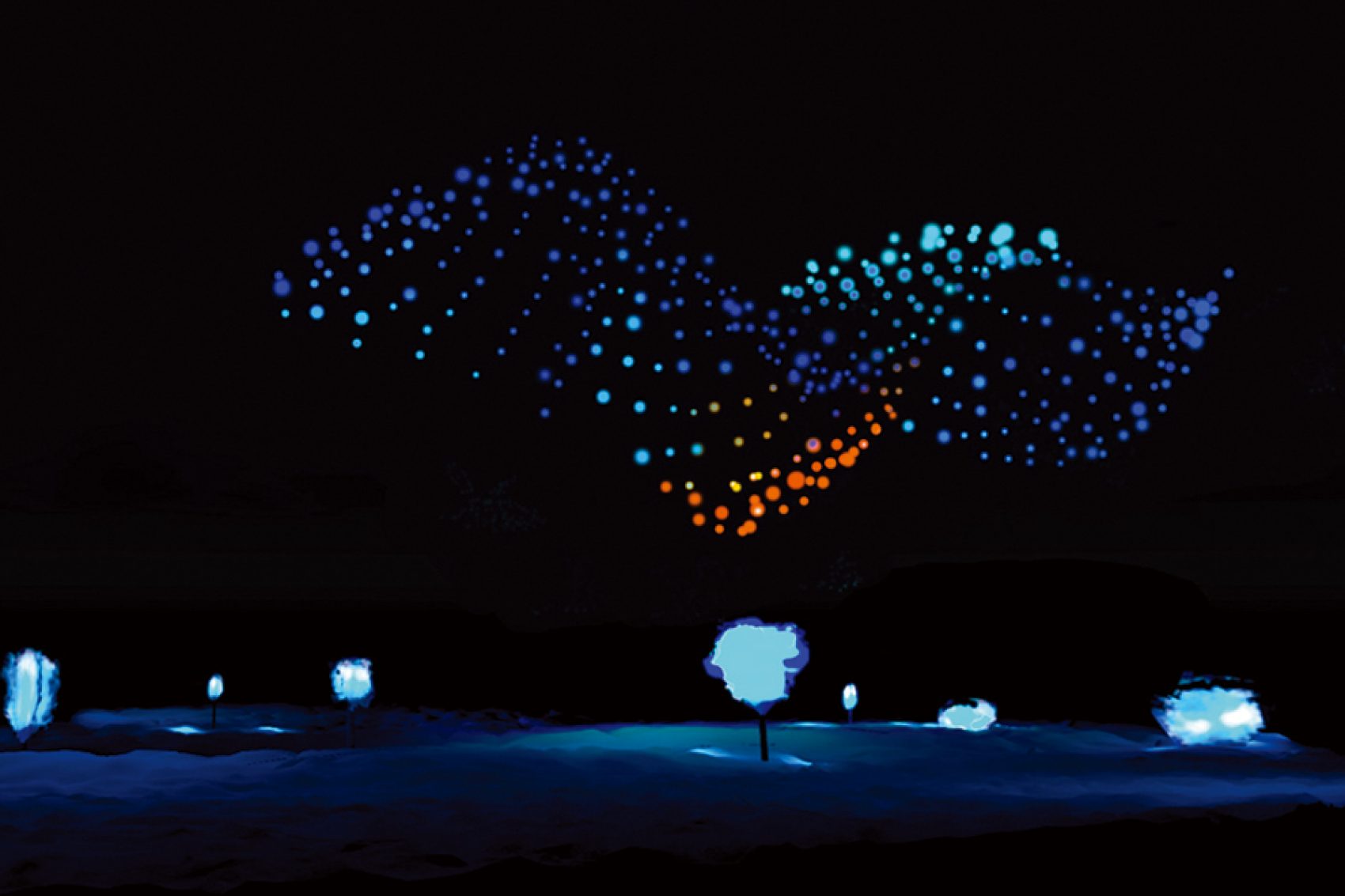 Uluru drone show