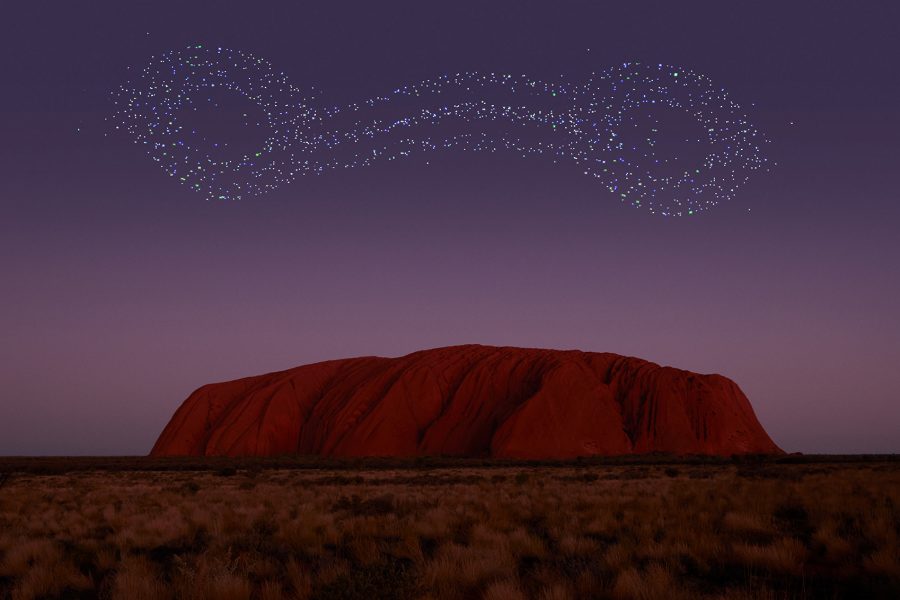 Uluru drone show