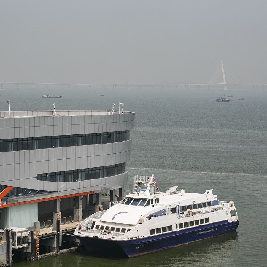 Ferry from SkyPier to Shenzhen. Credit: Getty Images