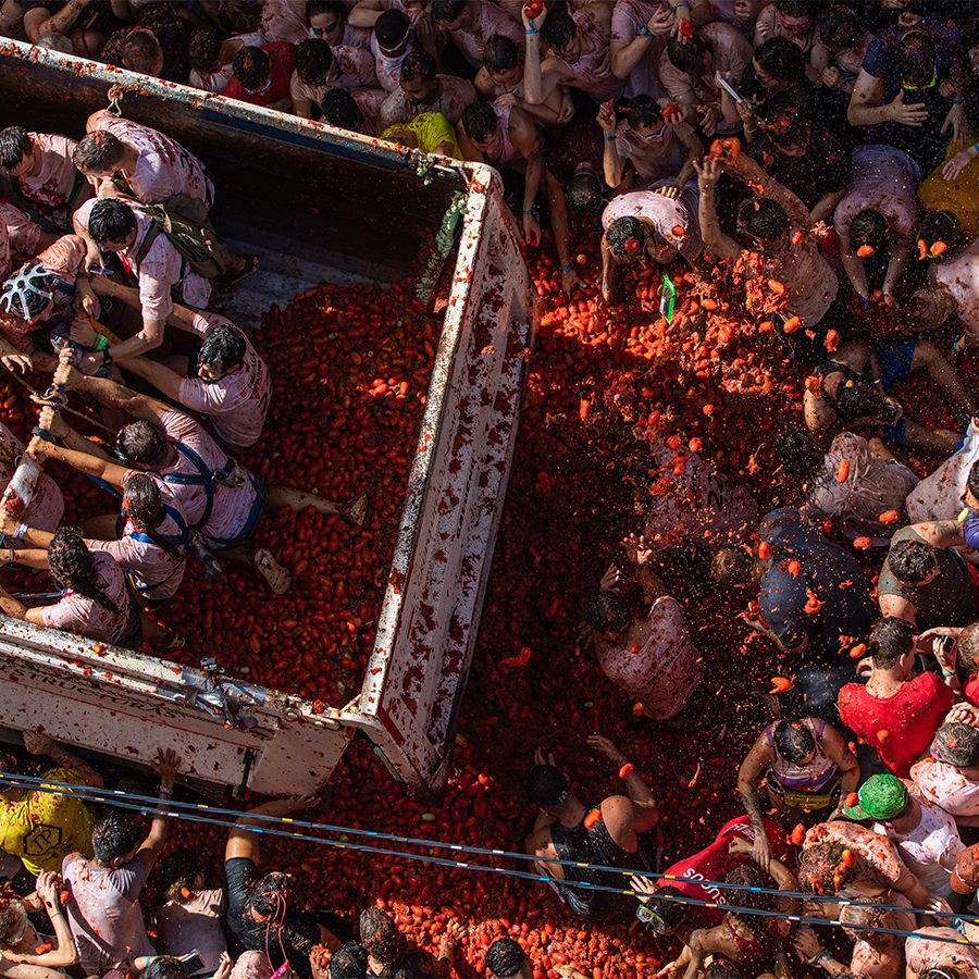 La Tomatina. Credit: Getty Images