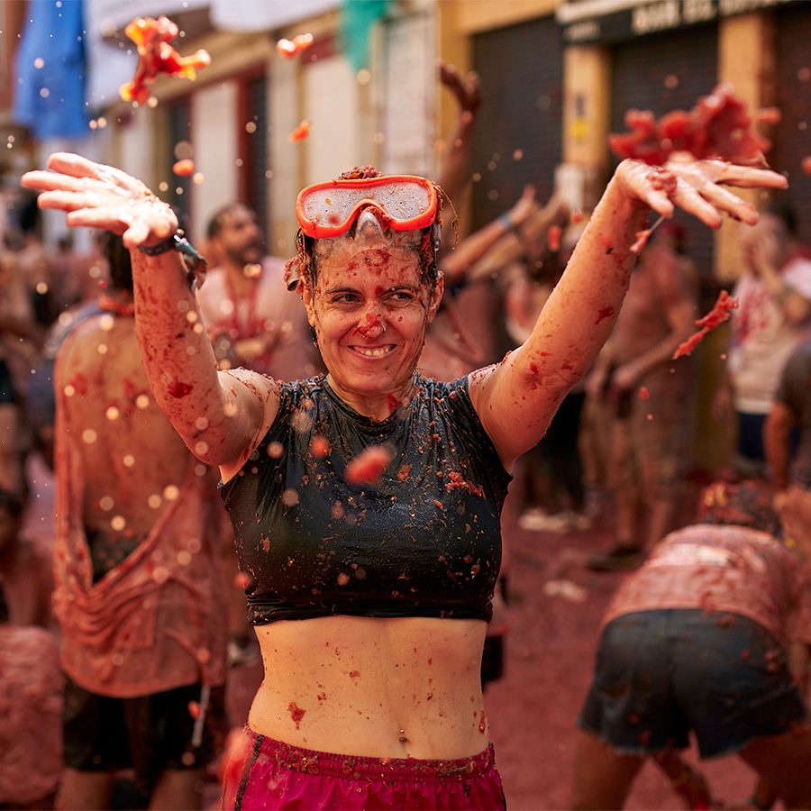La Tomatina. Credit: Getty Images