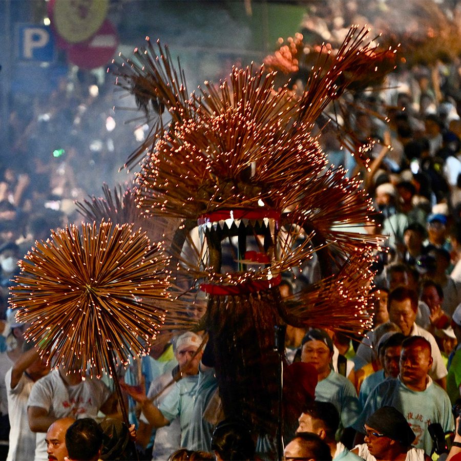 Fire dragon dance. Credit: Getty Images