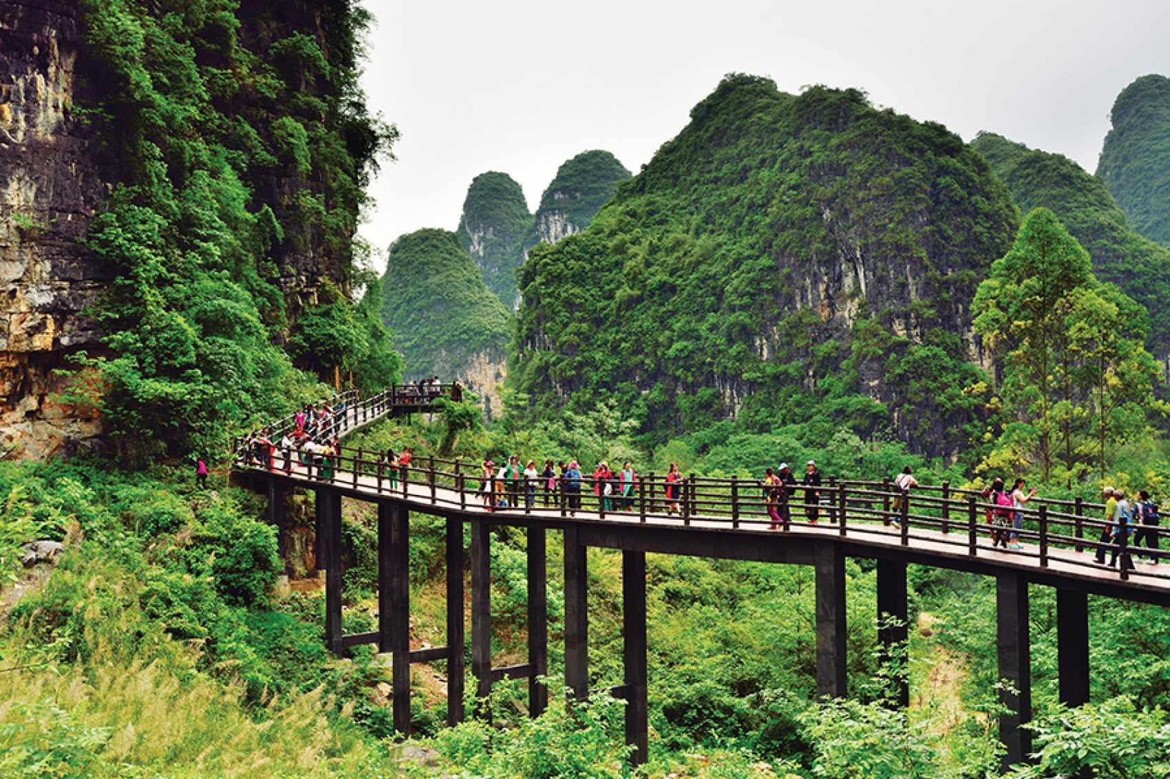 Hike and float in Guilin, China. Credit: Getty Images