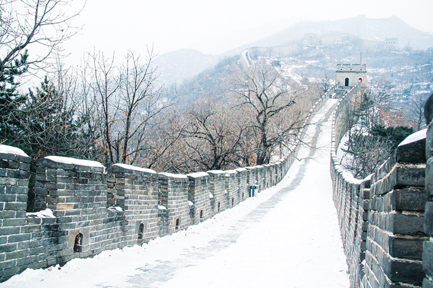 Toboggan down the Great Wall of China. Credit: Getty Images