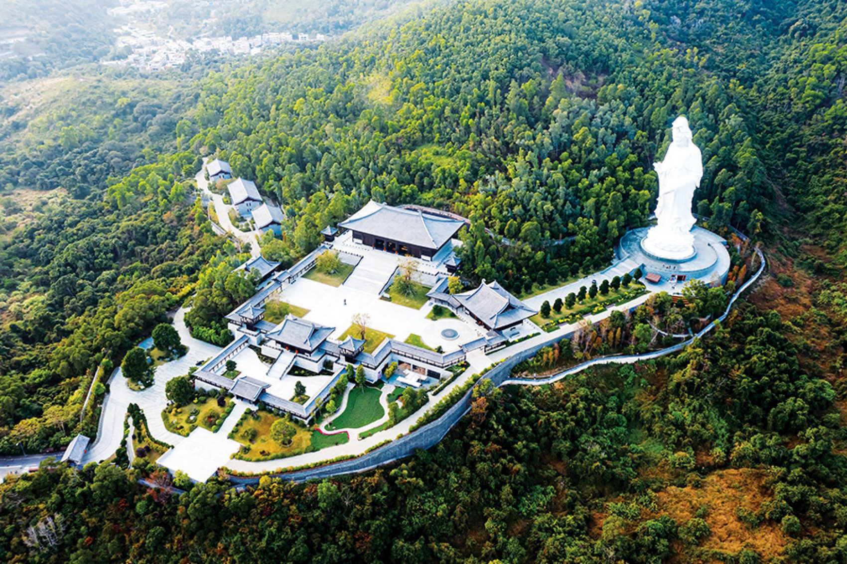 Walk and meditate at Tsz Shan Monastery, Hong Kong. Credit: Getty Images