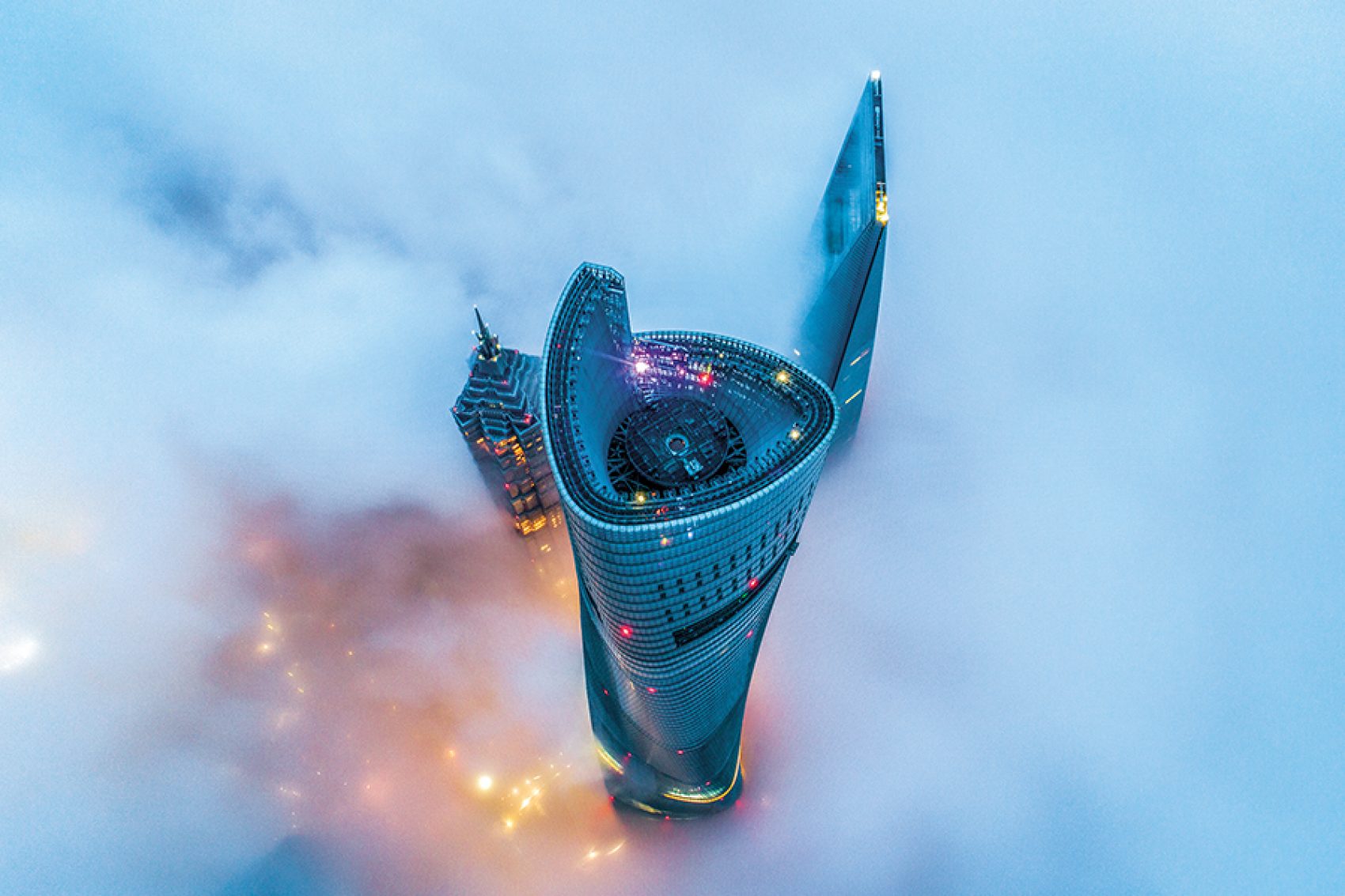 Ride the world’s fastest elevator to the top of Shanghai Tower. Credit: Getty Images
