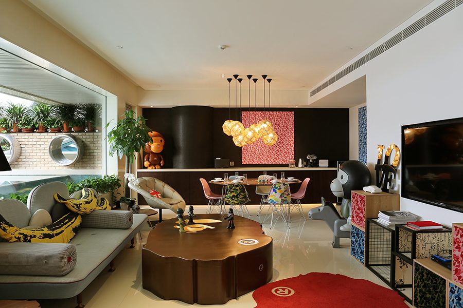 Hotel Eclat Beijing room interior