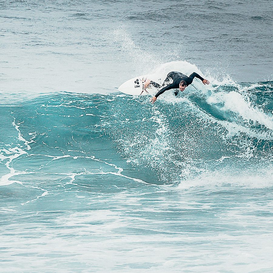 Surfing at Rottnest Island
