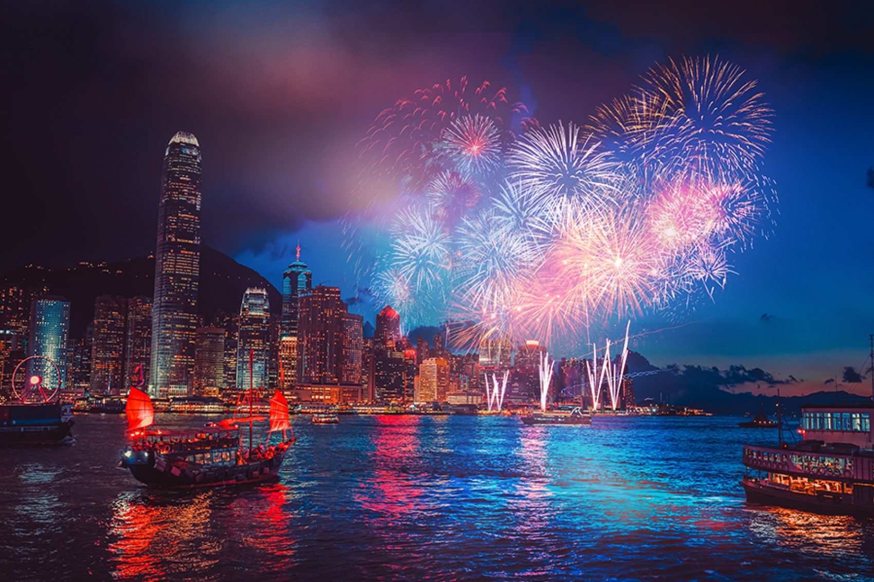 New Year's Eve in Hong Kong