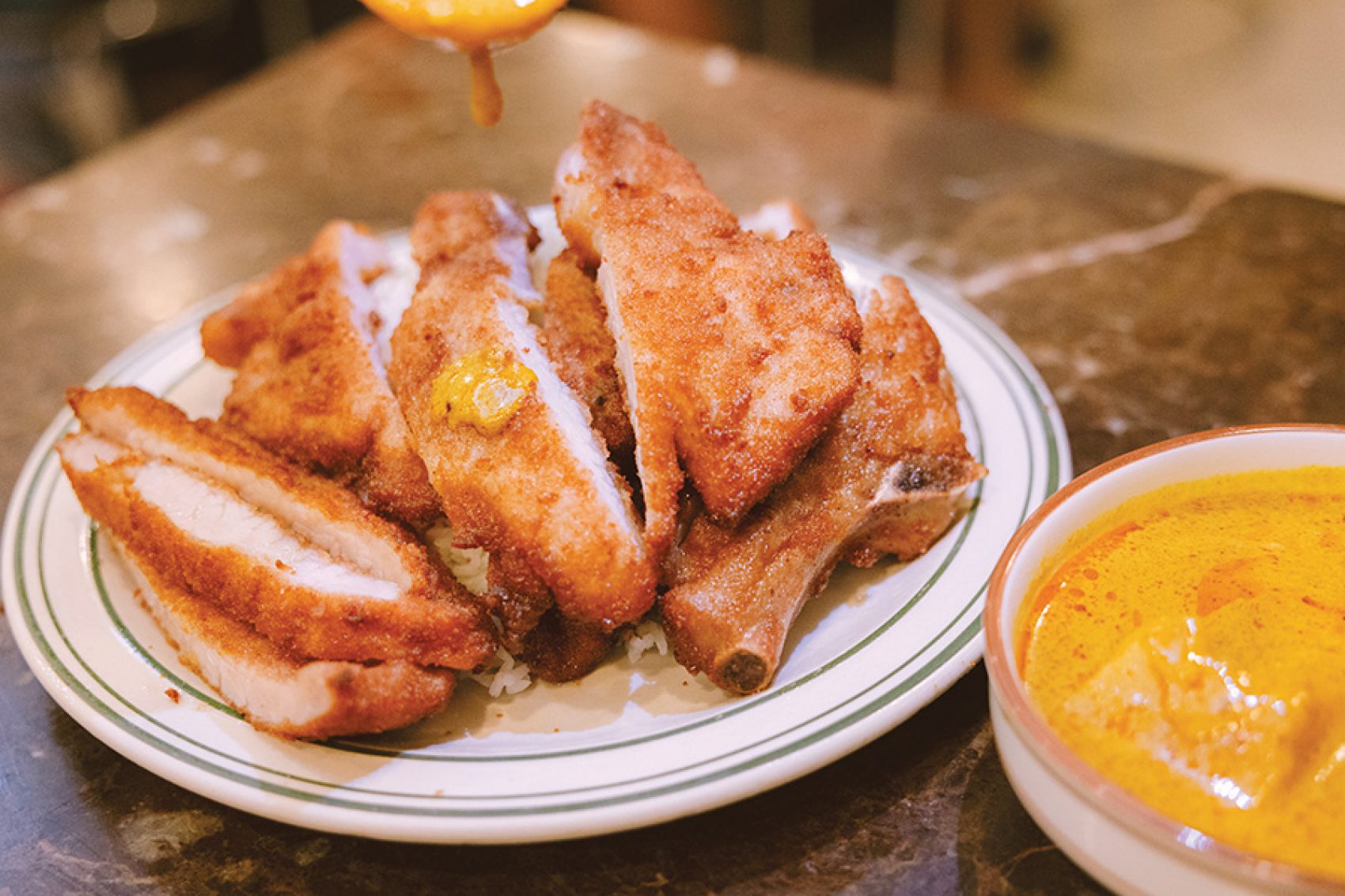 Sun King Yuen's pork chop and curry