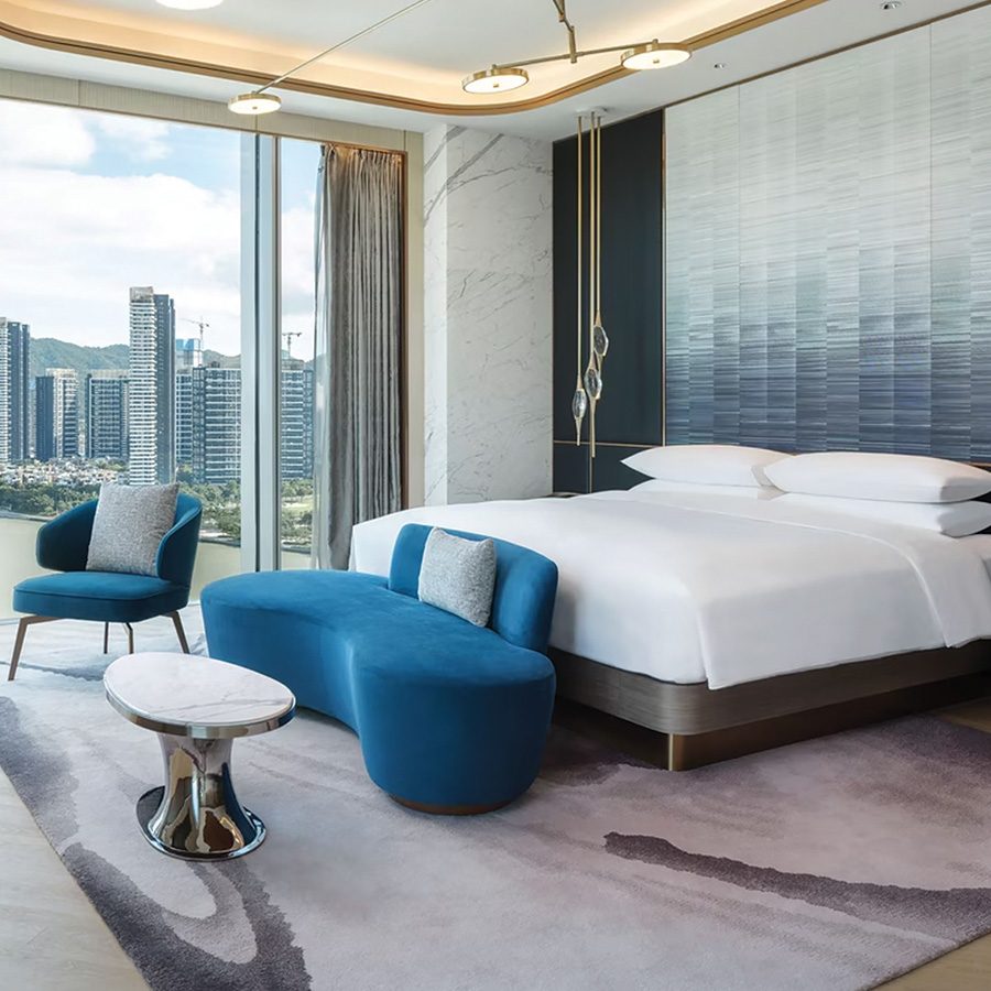 Hotel room at Renaissance Zhuhai Hotel 