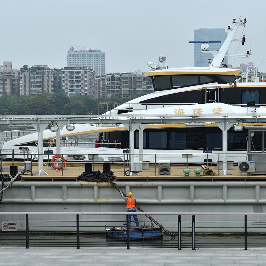 How to get to Pazhou from HKIA - Ferry