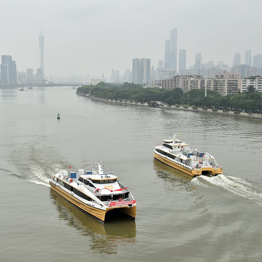 How to get to Pazhou from HKIA - Ferry