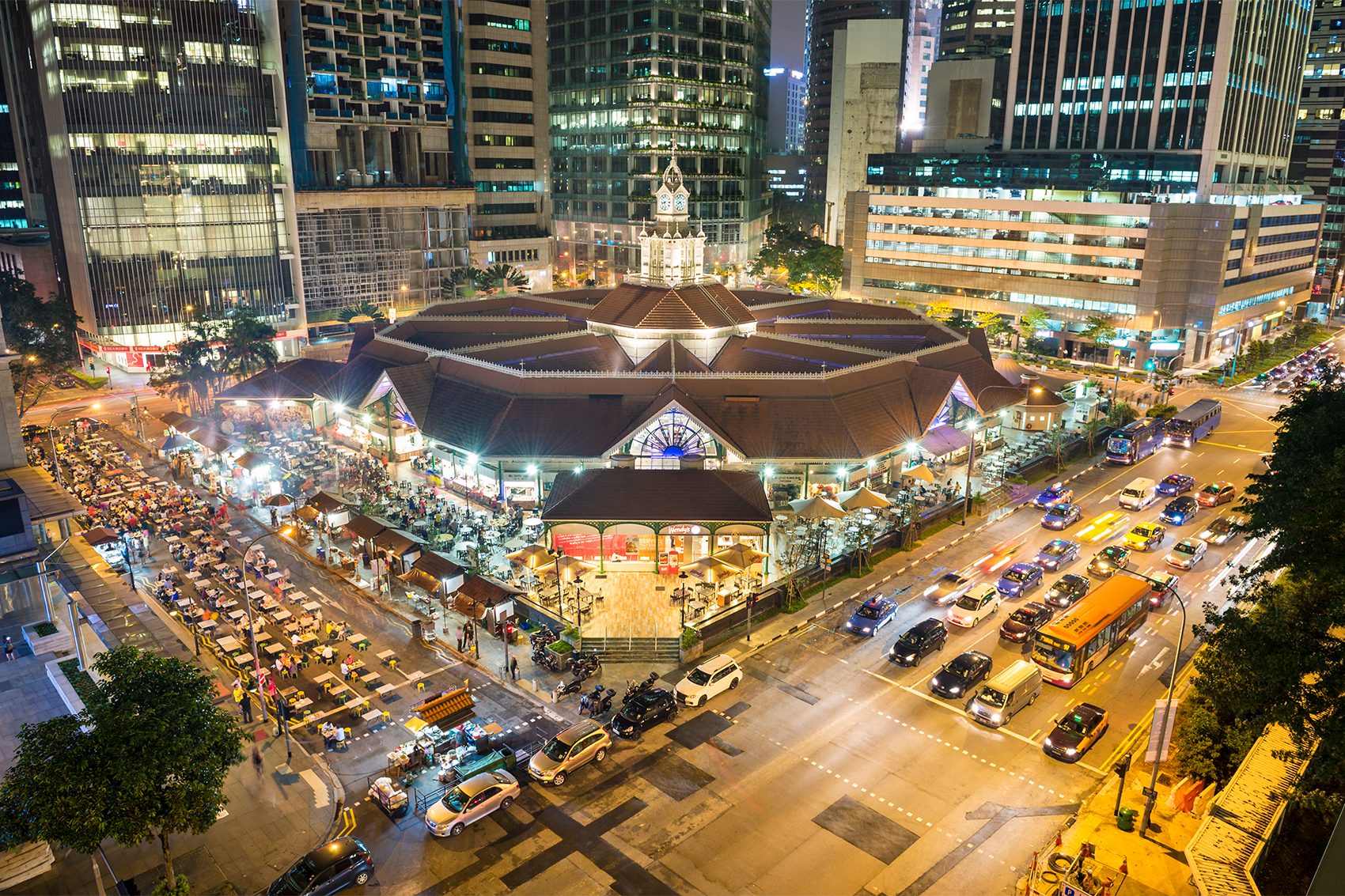 Singapore hawker centre