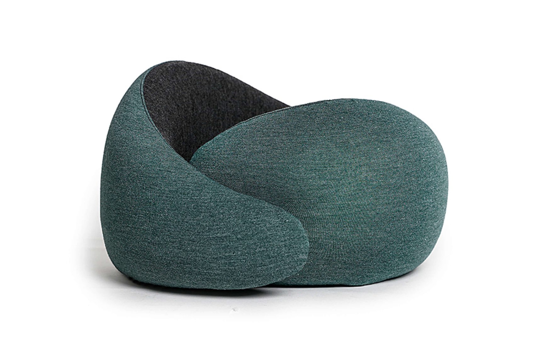 Cathay ergonomic and customisable travel pillow in grey