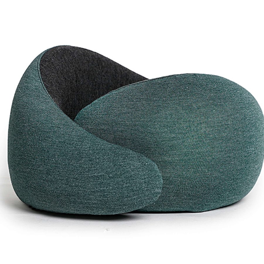 Cathay ergonomic and customisable travel pillow in grey