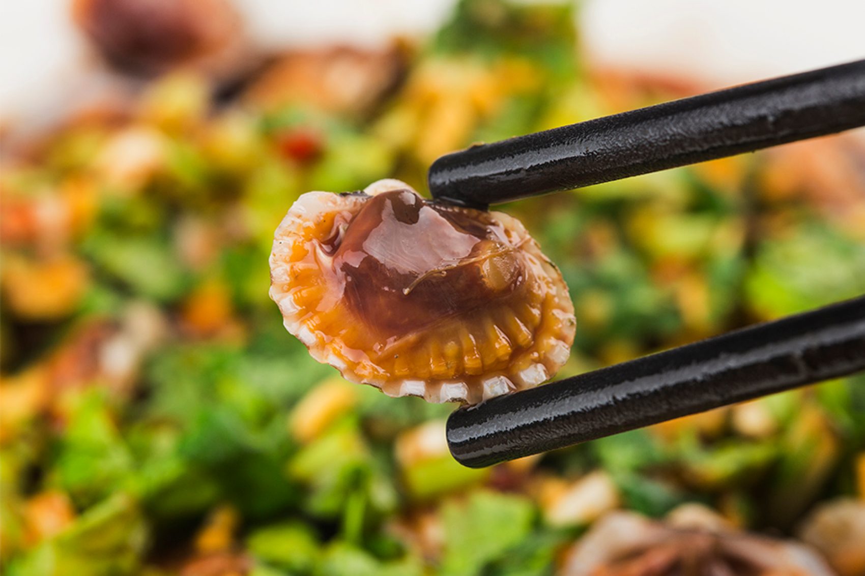 Pickled blood clams at Qing Jia Mu Restaurant 