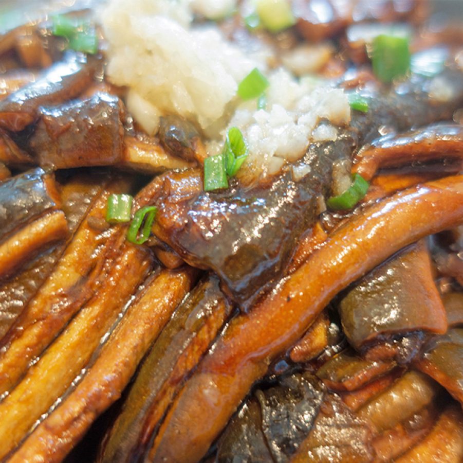 Ningbo-style stir-fried eel at Dong Fu Yuan Restaurant