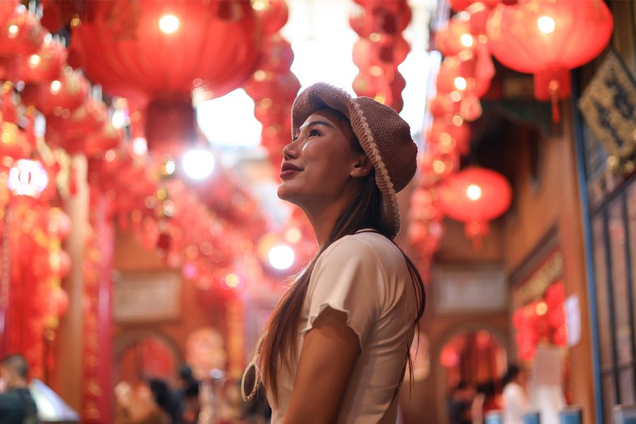Female tourist