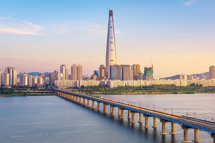 Seoul City Skyline